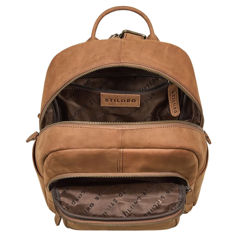 "Smilla" Kleiner Echtleder Cityrucksack für Damen 13 Zoll