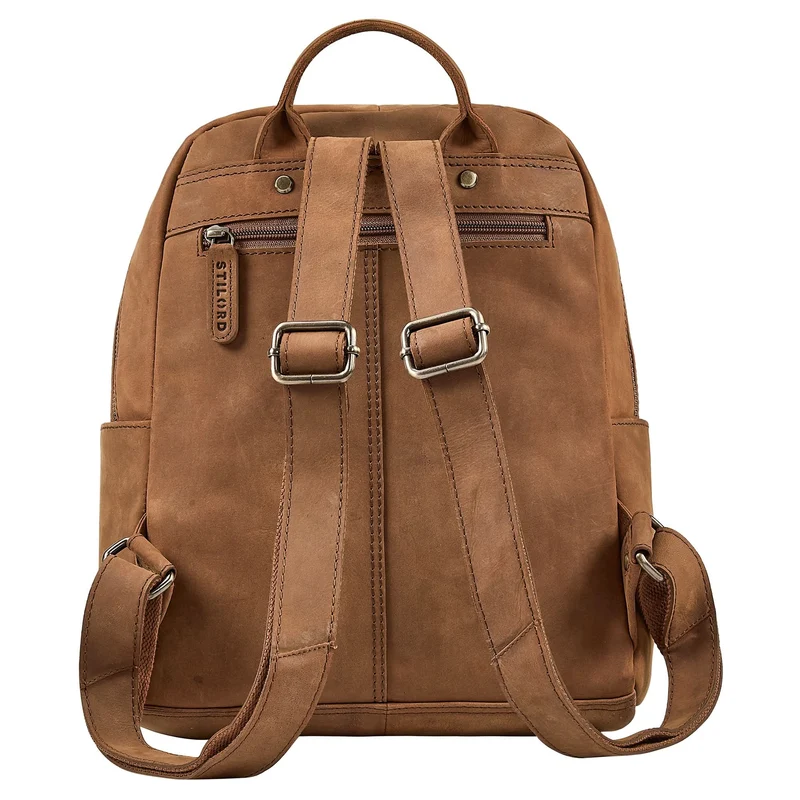 "Smilla" Kleiner Echtleder Cityrucksack für Damen 13 Zoll