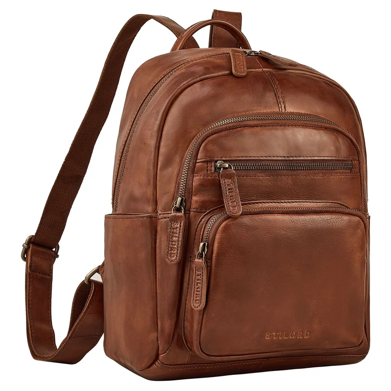"Smilla" Kleiner Echtleder Cityrucksack für Damen 13 Zoll