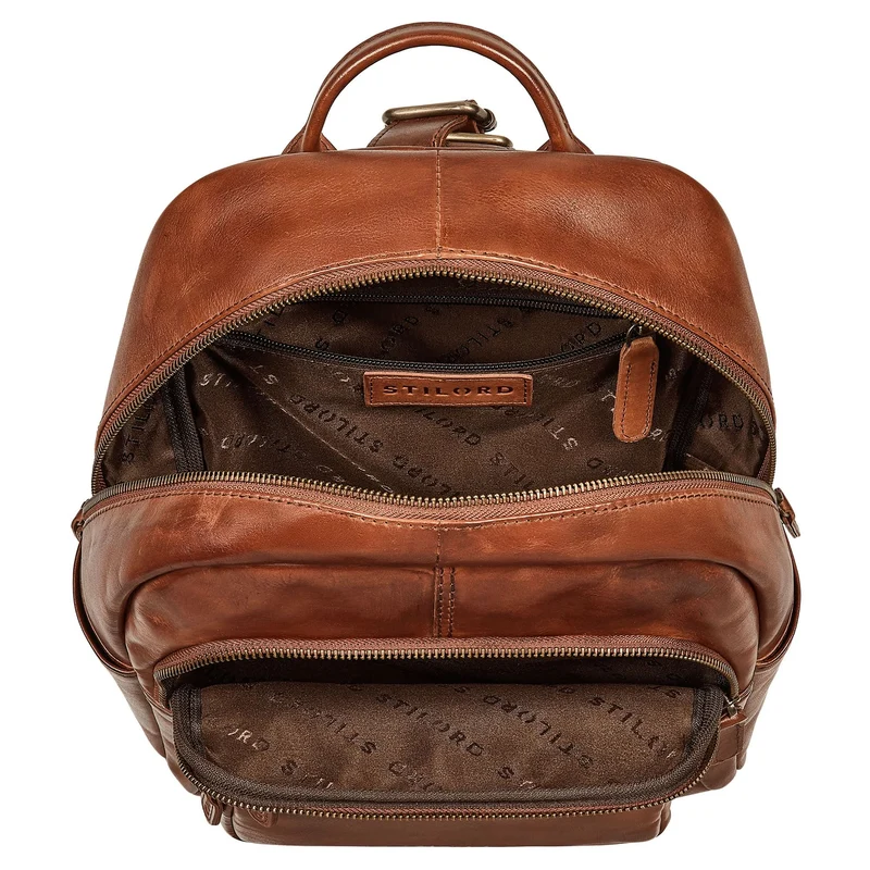 "Smilla" Kleiner Echtleder Cityrucksack für Damen 13 Zoll
