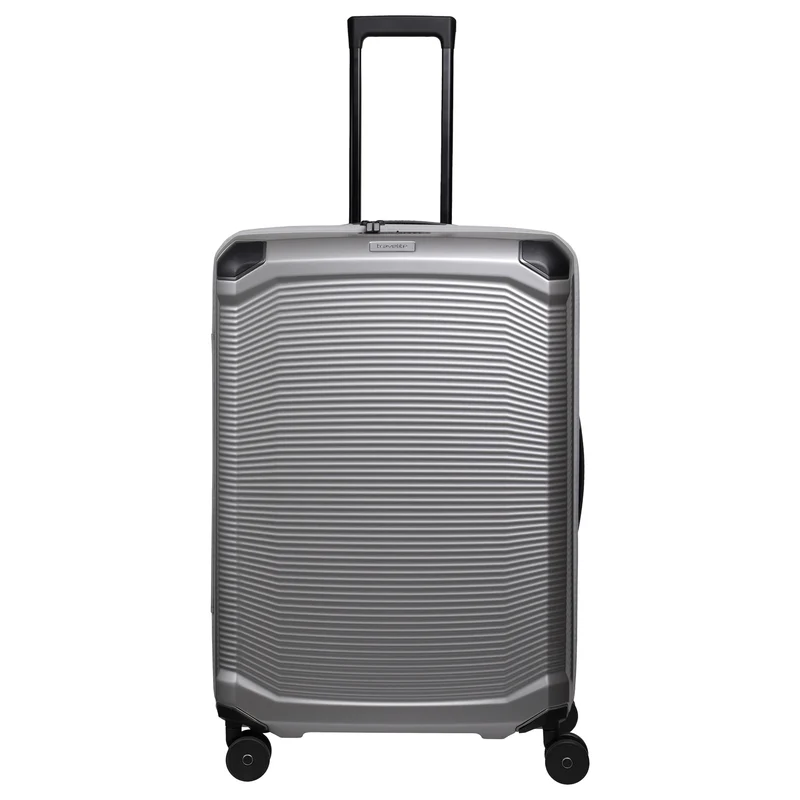 Travelite Millennium - 4-Rollen-Trolley Set 3tlg. erw. (silver)