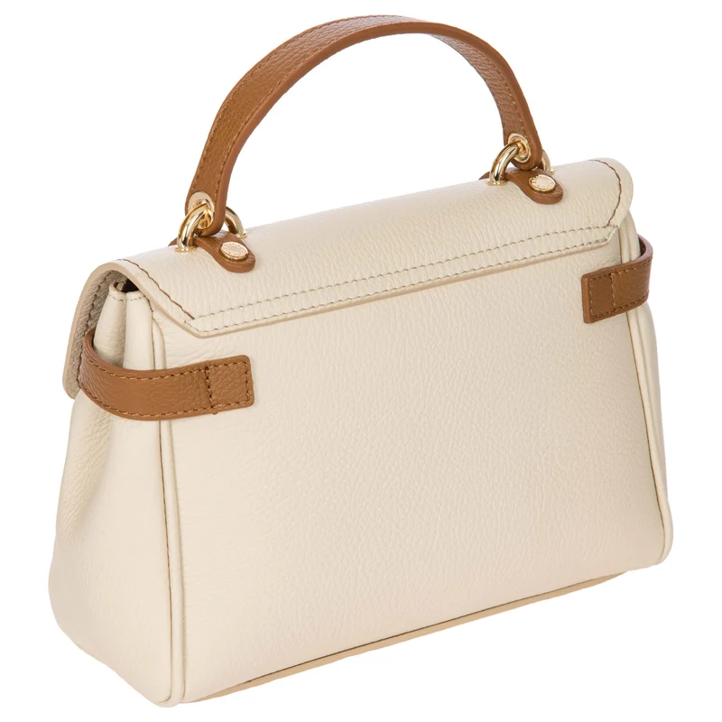 Brics Ninfea - Henkeltasche 25 cm (cream/caramel)
