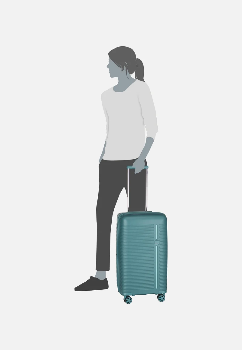 Roomer 4w Trunk M Aqua - Koffer