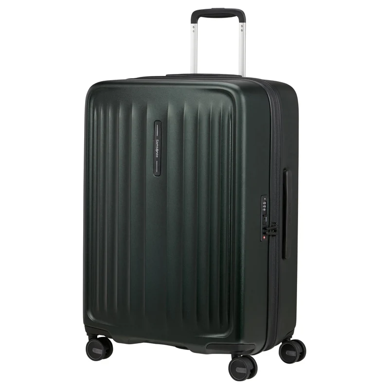 Samsonite Fyrm - 4-Rollen-Trolley 67 cm erw. (deep green)