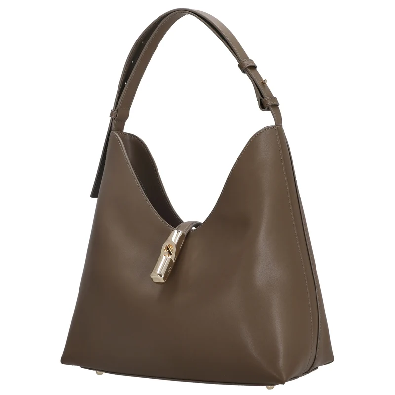 Furla Goccia M Hobo - Schultertasche 30.5 cm (muddy gray)