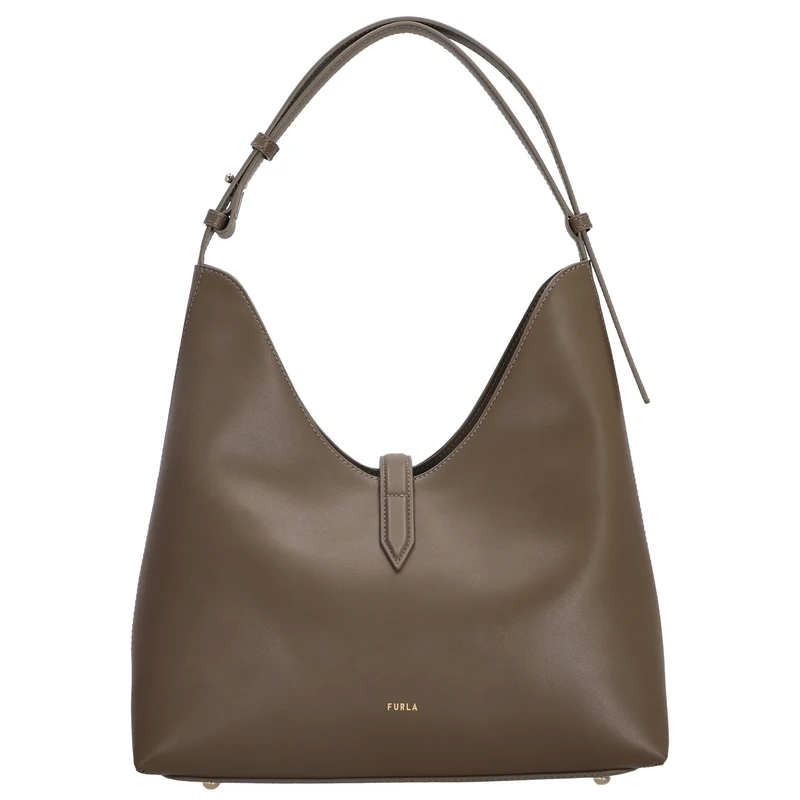 Furla Goccia M Hobo - Schultertasche 30.5 cm (muddy gray)