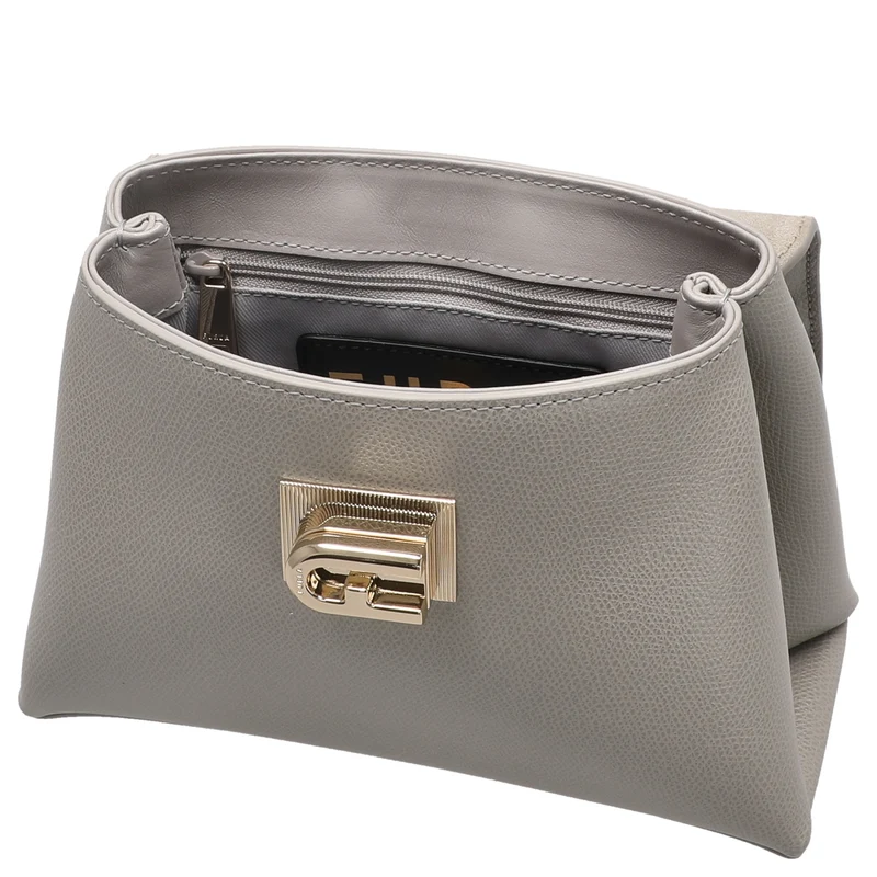 Furla 1927 Mini Top Handle - Abendtasche 21 cm (stone gray)
