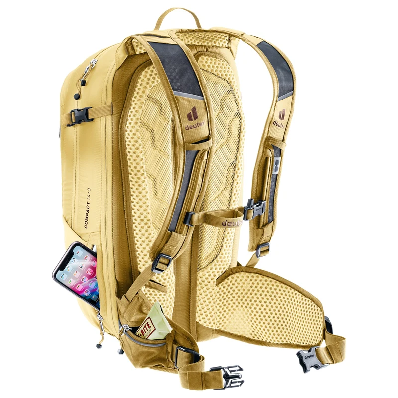 Deuter Compact 14+3 - Fahrradrucksack 48 cm (savanna-dune)