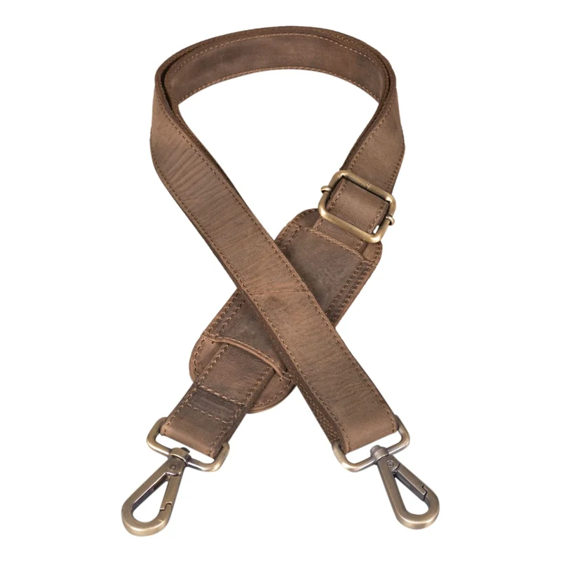 STILORD Taschengurt Leder mit Polster Vintage