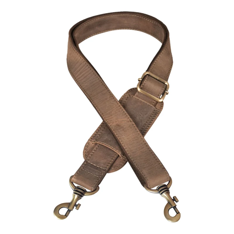 STILORD Taschengurt Leder mit Polster Vintage
