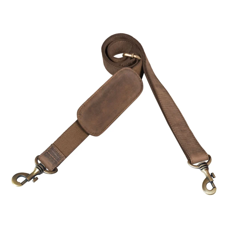 STILORD Taschengurt Leder mit Polster Vintage