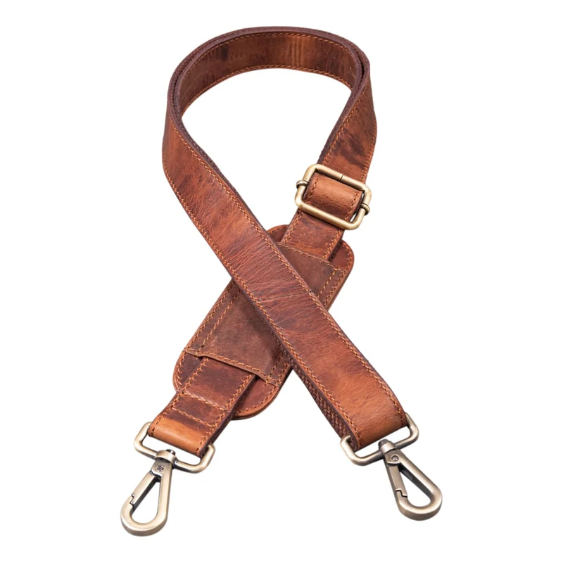 STILORD Taschengurt Leder mit Polster Vintage