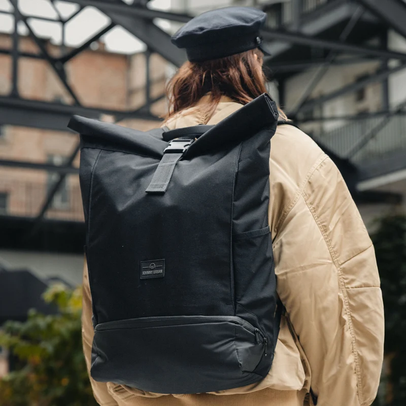Johnny Urban Allen XL - Rolltop Backpack 49 cm (black)