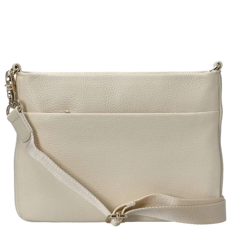 Mandarina Duck Mellow Leather - Umhängetasche 23 cm (almond)