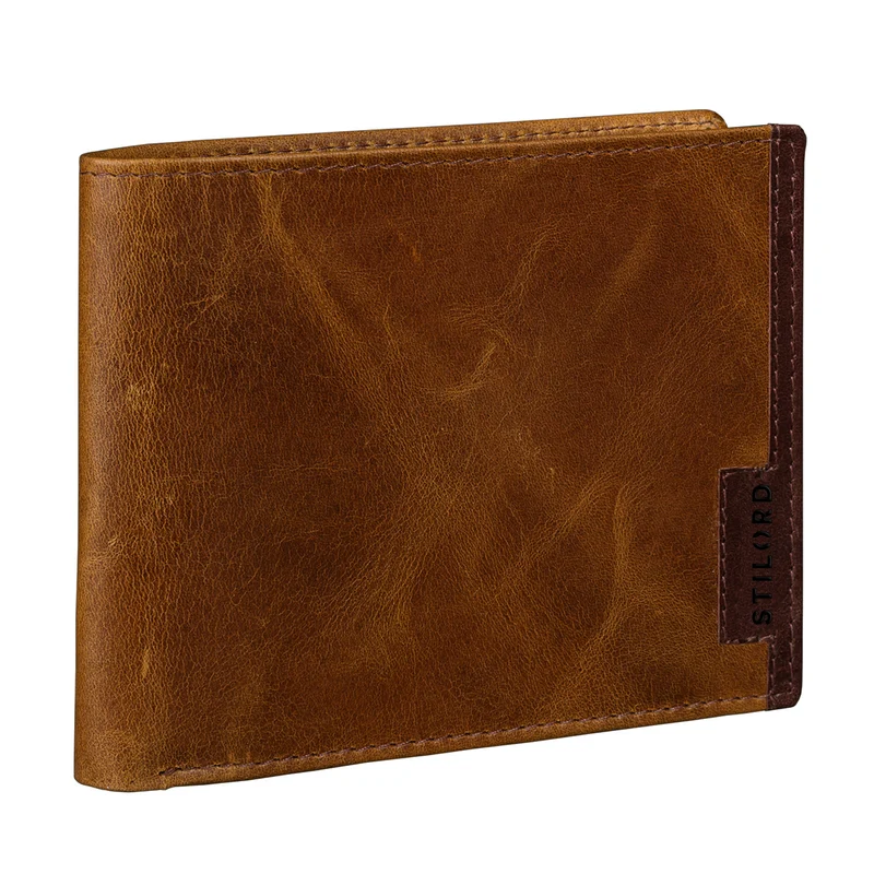 Vintage Geldbörse / Portemonnaie aus hochwertigem Echt Leder, braun