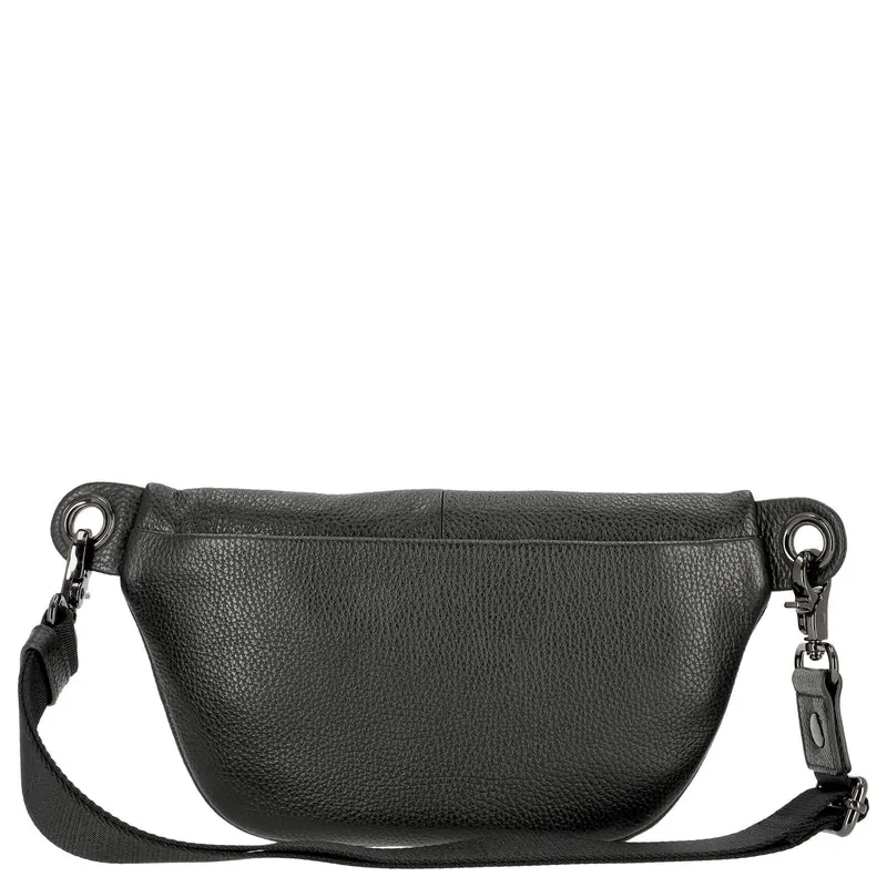 Mandarina Duck Mellow Leather Bum Bag - Gürteltasche 30 cm (nero)