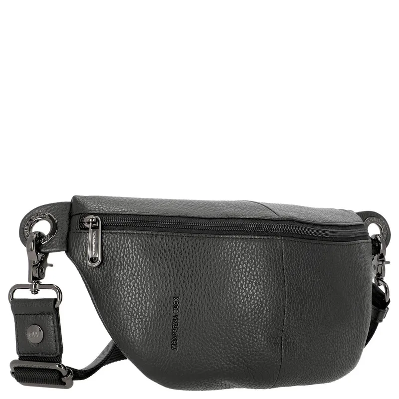 Mandarina Duck Mellow Leather Bum Bag - Gürteltasche 30 cm (nero)