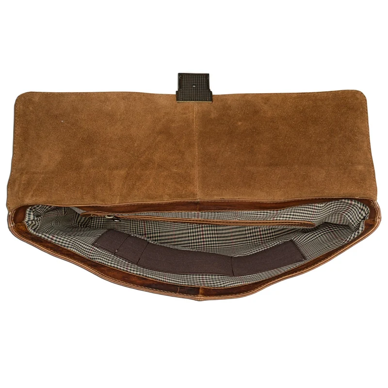 Vintage Aktentasche elegante Businesstasche aus echtem Leder