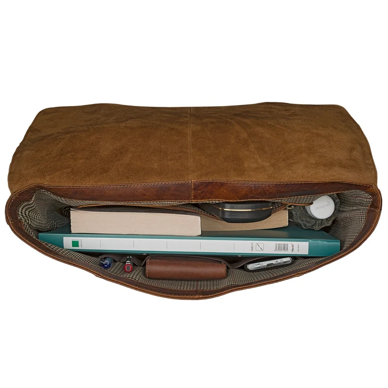 Vintage Aktentasche Herren Damen Business Tasche