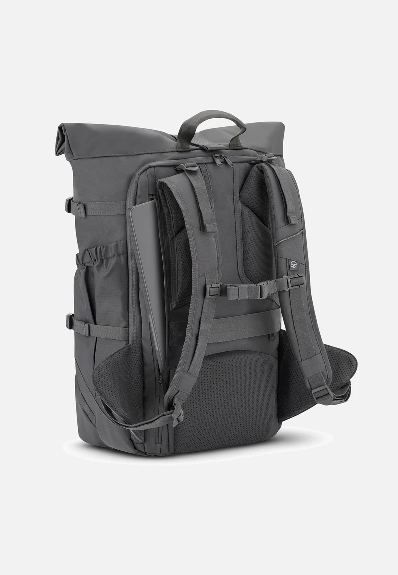 Allen Large Travel Dunkelgrau - Rolltop Rucksack