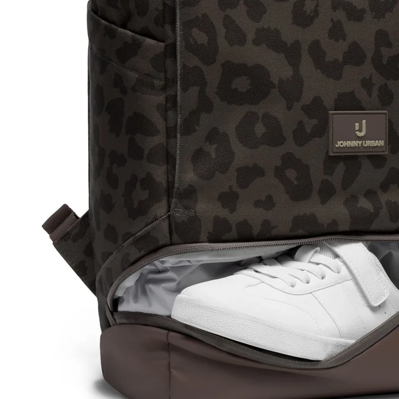 Johnny Urban Allen Medium - Rolltop Backpack 40 cm (brown leo)