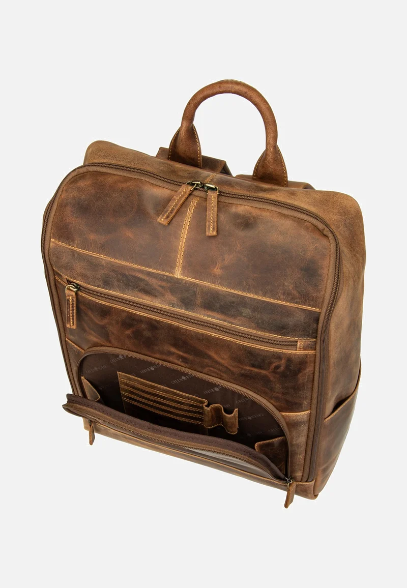 Vintage Business XL Sattelbraun - Rucksack
