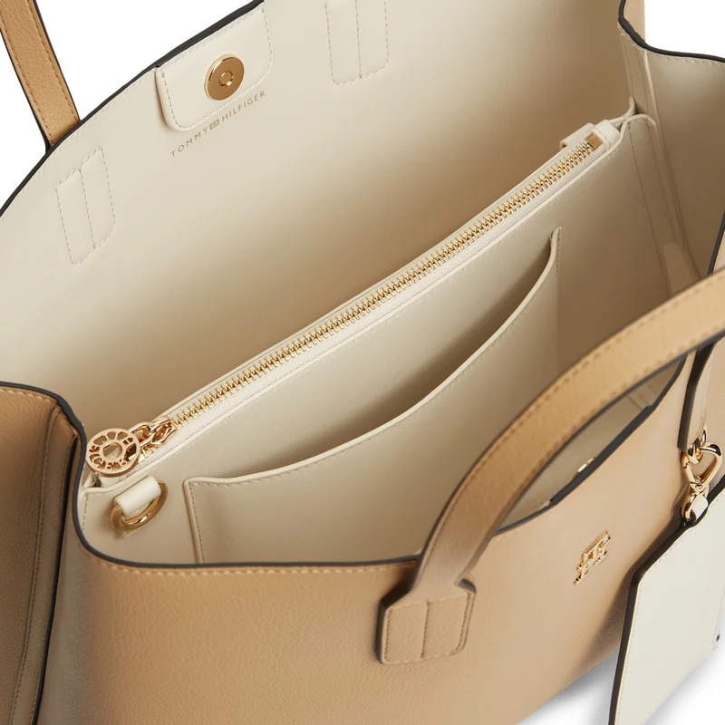 Tommy Hilfiger Icon Satchel - Henkeltasche 38 cm (classic khaki)