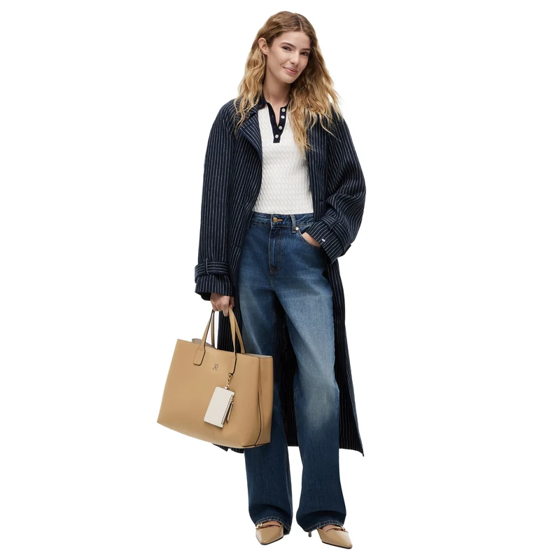 Tommy Hilfiger Icon Satchel - Henkeltasche 38 cm (classic khaki)