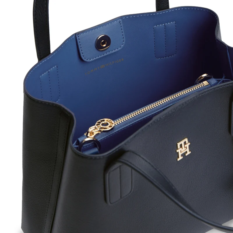Tommy Hilfiger Icon Mini Satchel - Henkeltasche 28 cm (space blue)