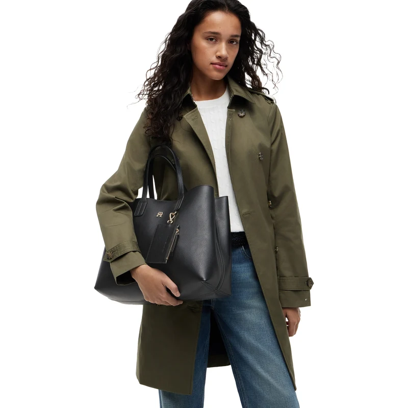 Tommy Hilfiger Icon Satchel - Henkeltasche 38 cm (black)