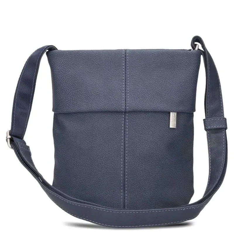 zwei Mademoiselle M45 - Schultertasche 22 cm (nubuk-blue)