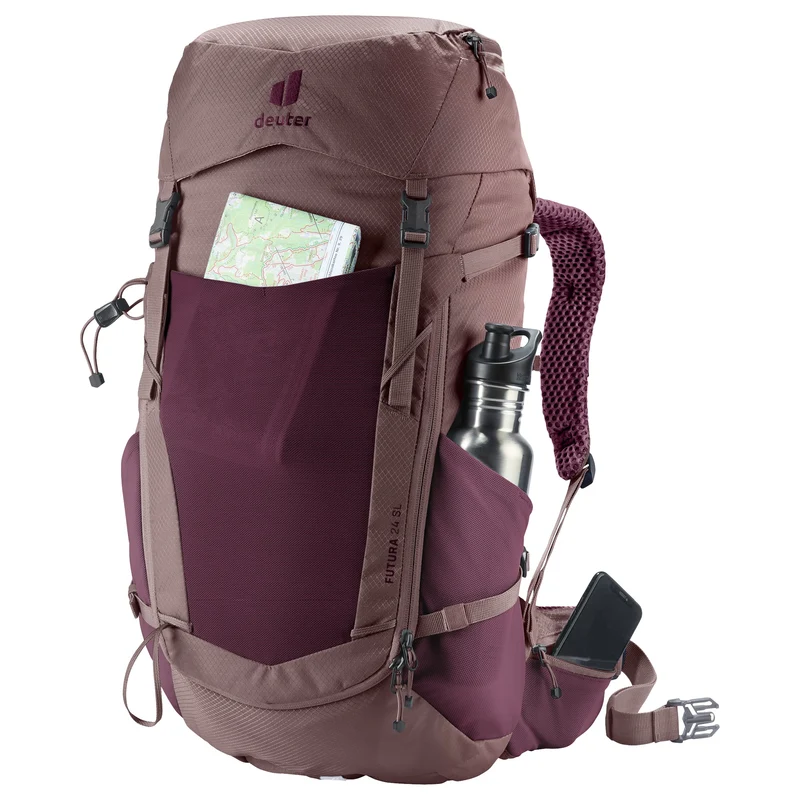 Deuter Futura 24 SL - Wanderrucksack 60 cm (cassis-ashrose)