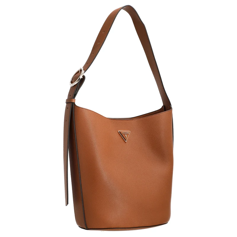 Guess Meridian II Bucket - Beuteltasche mit herausnehmbarer Pouch (cognac)