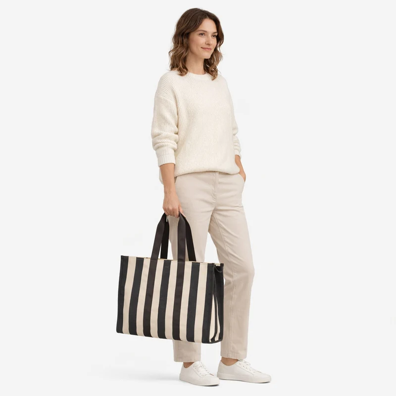 BOSS Sandy Big Tote ST - Shopper 50 cm (natural)