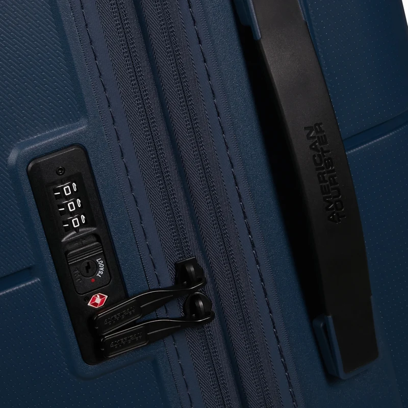American Tourister Dashpop - 4-Rollen-Trolley 67 cm erw. (blau)