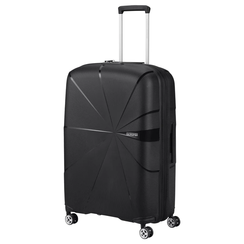 American Tourister Starvibe - 4-Rollen-Trolley 77 cm erw. (schwarz)
