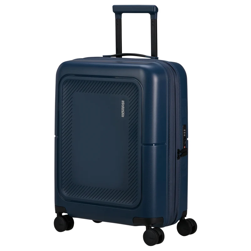 American Tourister Dashpop - 4-Rollen-Kabinentrolley 55 cm erw. (blau)