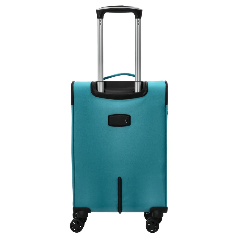 D&N Travel Line 6804 - 4-Rollen-Kabinentrolley S 55 cm (türkis)