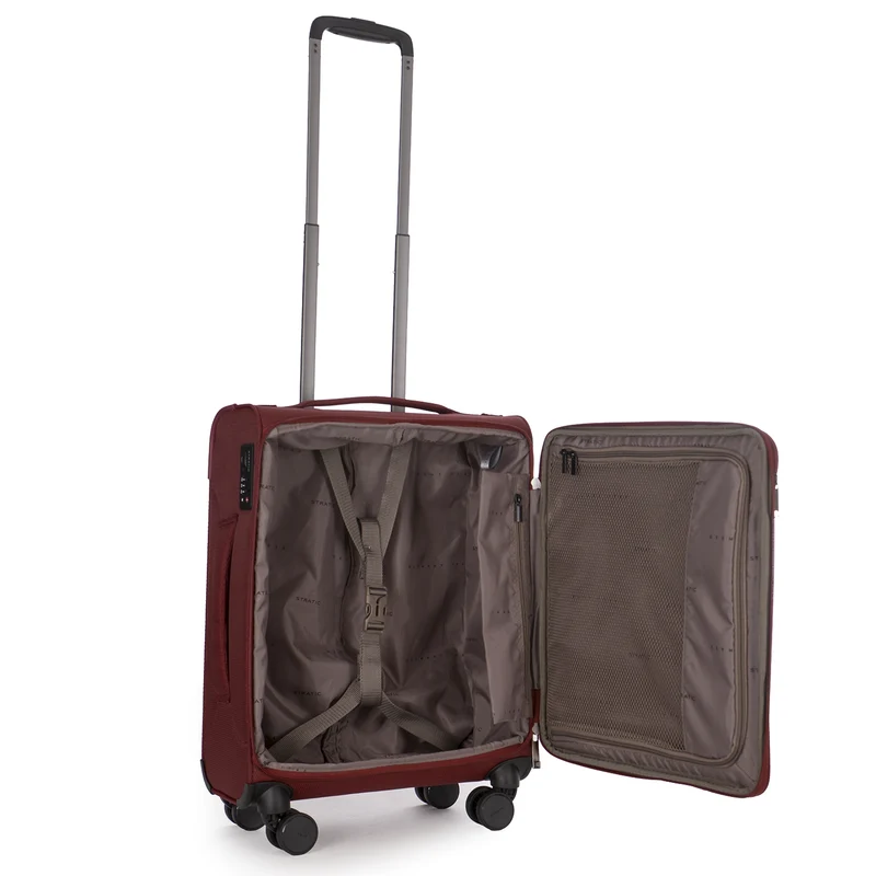 Stratic Light + - 4-Rollen-Kabinentrolley 55 cm (dark red)