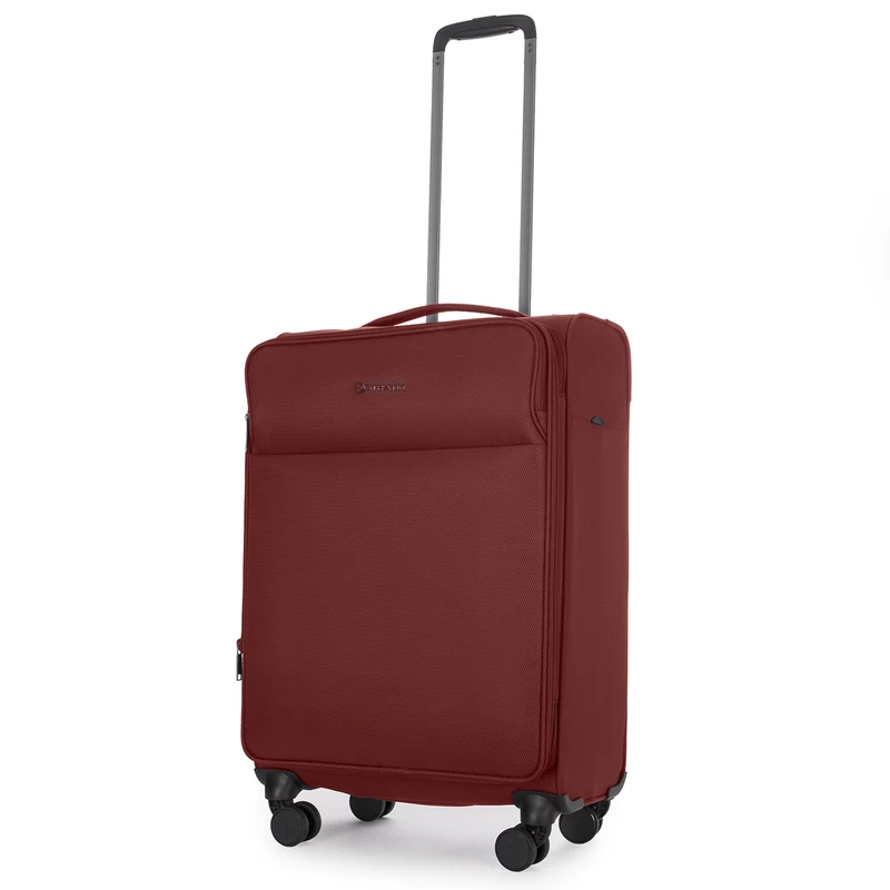 Stratic Light + - 4-Rollen-Trolley 68 cm erw. (dark red)