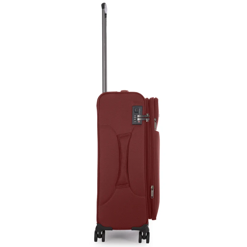 Stratic Light + - 4-Rollen-Trolley 68 cm erw. (dark red)