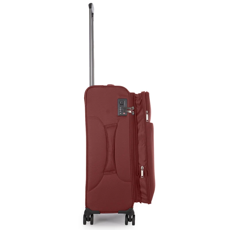Stratic Light + - 4-Rollen-Trolley 68 cm erw. (dark red)