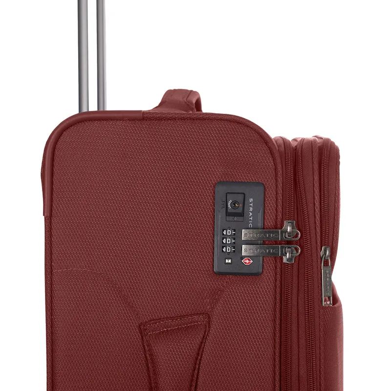Stratic Light + - 4-Rollen-Trolley 68 cm erw. (dark red)