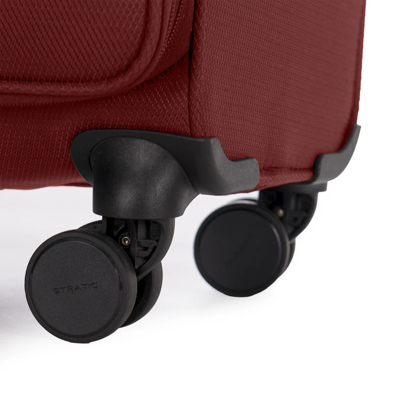 Stratic Light + - 4-Rollen-Trolley 68 cm erw. (dark red)