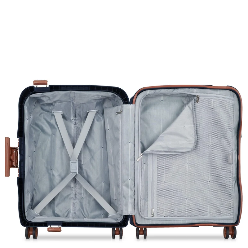 Delsey Paris Moncey MR Slim Line - 4-Rollen-Kabinentrolley 55 cm (tintenblau)