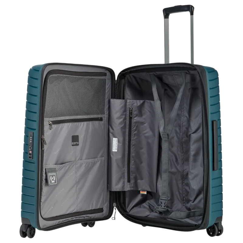 Stratic Novium SL - 4-Rollen-Trolley 65 cm erw. (petrol)