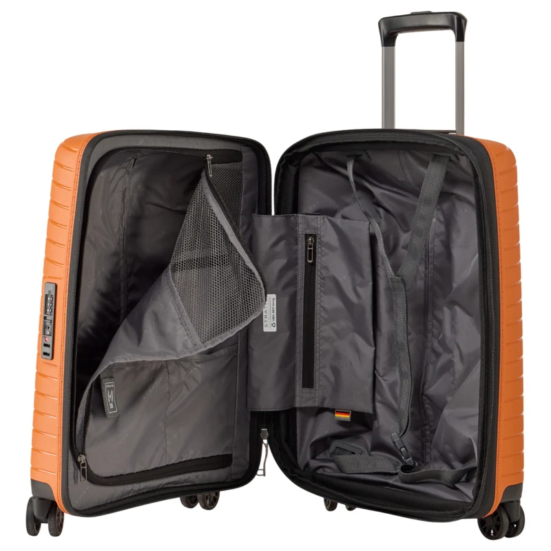 Stratic Novium SL - 4-Rollen-Kabinentrolley 55 cm erw. (rosso clay)