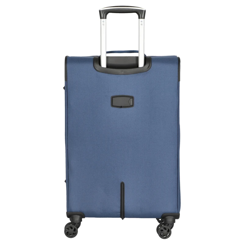 D&N Travel Line 6804 - 4-Rollen-Trolley M 66 cm (blau)
