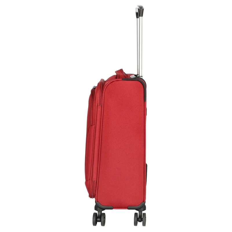 D&N Travel Line 6804 - 4-Rollen-Kabinentrolley S 55 cm (dunkelrot)