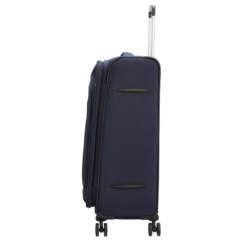 D&N Travel Line 9504 - 4-Rollen-Trolley M 67 cm erw. (navy)